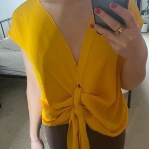 Zara Yellow shirt - perfect for spring!
